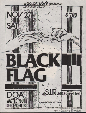 [ Black Flag at S.I.R. / Sat. Nov. 27 1982 ]