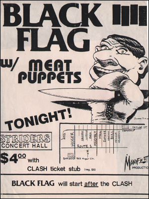 [Black Flag at Striders Concert Hall / Aug. [5, 6, 8?] 1983]