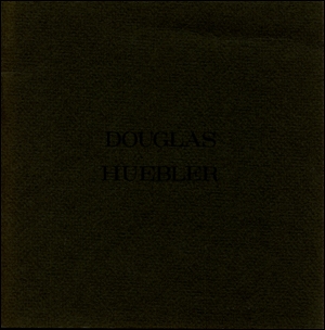 Douglas Huebler