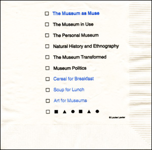 The Museum as Muse Cocktail Napkin
