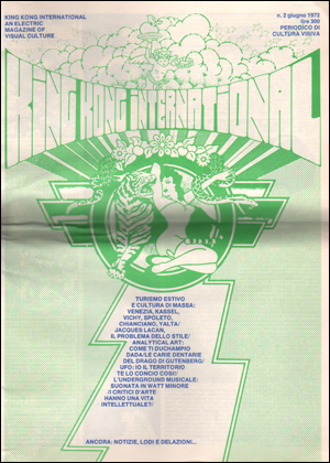 King Kong International : An Electric Magazine of Visual Culture / Periodico di Cultura Visiva