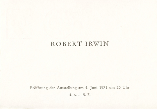 Robert Irwin