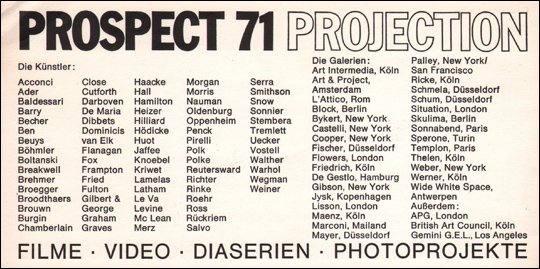 Prospect 71 : Projection