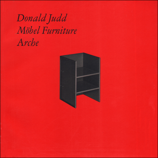 Donald Judd : Möbel Furniture