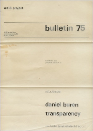 Bulletin 75 : Transparency