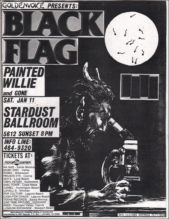 [Black Flag at the Stardust Ballroom / Sat. Jan 11]