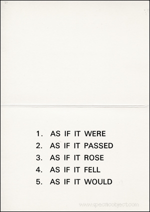 Lawrence Weiner / Jack Wendler Gallery