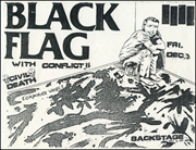 [Black Flag at Backstage / Fri. Dec. 3 1982]