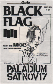 [Black Flag at the Hollywood Paladium [new romantics also self mutilate] / Sat. Nov. 17 1984]