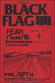 [ Black Flag at Devonshire Downs / Fri. Sept. 11, 1981 [ Red ] ]