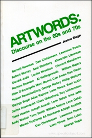 Artwords : Discourse on the 60s and 70s