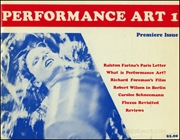 Performance Art 1 : Premiere Issue