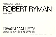 Robert Ryman : Paintings