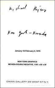 Michael Heizer : New York - Nevada