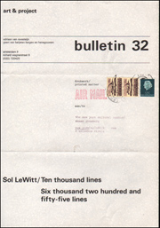 Bulletin 32 : Ten Thousand Lines / Six Thousand Two Hundred and Fifty-Five Lines