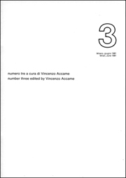 Edizione Cenobio Visualità : Numero tre a cura di Vincenzo Accame / Number three edited by Vincenzo Accame