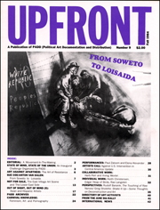 UPFRONT : A Publication of PADD (Political Art Documentation and Distribution)