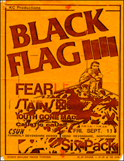 [Black Flag at CSUN [Six Pack] / Fri. Sept. 11]