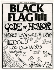 [ Black Flag Backstage at the Victoria / Thursday August 12th ]