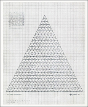 Agnes Denes / Dialectic Triangulation : A Visual Philosophy / Strength Analysis / A' - TA'