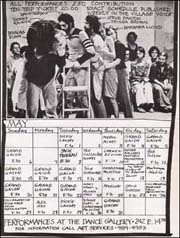 The Grand Union and Friends and Associates Calendar of Events April / May 1973