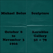 Michael Bolus : Sculpture