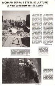 Richard Serra's Steel Sculpture : A New Landmark for St. Louis