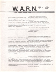 W.A.R.N. (Women Against Richard Nixon)