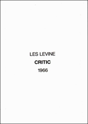 Les Levine : Critic
