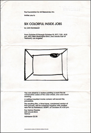 Six Colorful Inside Jobs by John Baldessari