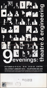 9 Evenings : Theatre and Engineering,  Flyer / Ticket Order Form
