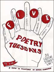 Five Poetry Tuesdays & Show of Paintings by George Schneeman