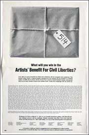 What Will You Win in the Artists' Benefit for Civil Liberties?