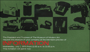 Invitation to the Members Preview of Information