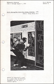 Keith Haring / New York City Subway Drawings, 1983 : MATRIX 75