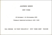 Alfred Kren : New Work