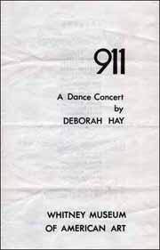 911 : A Dance Concert by Deborah Hay