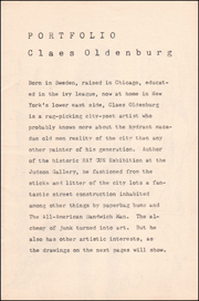 Portfolio : Claes Oldenburg / Three Poems by Claes Oldenburg [ from Exodus No. 3 (Spring - Summer 1960) ]