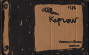 Allan Kaprow : Collagen, Environments, Videos, Broschüren, Geschichten, Happening - und Activity - Dokumente 1956 - 1986