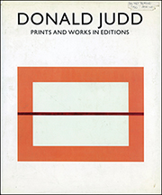 Donald Judd : Prints and Works in Edition