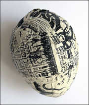 Ronald Feldman Fine Arts 1990 Holiday Multiple : [Egg] by Ilya Utkin and Alexander Brodsky