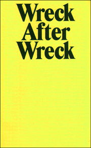 Wreck After Wreck : 5 Years of Critical Practice at Yale School of Art, 2016 - 2020