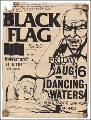 [ Black Flag at Dancing Waters / Fri. Aug. 6 1982 ]