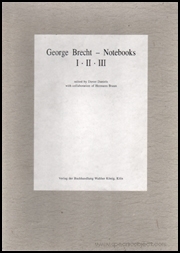 George Brecht : Notebooks I, II, III