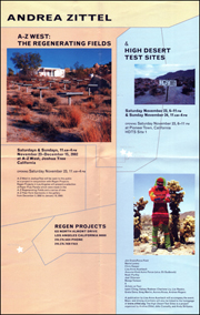 Andrea Zittel. A - Z West : The Regenerating Fields & High Desert Test Sites