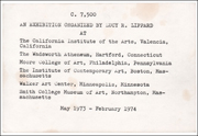 C. 7,500 : An Exhibition Organized by Lucy R. Lippard [ aka : c. 7500 ]