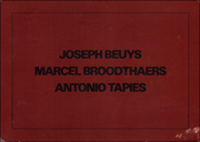 Traces : Joseph Beuys, Marcel Broodthaers, Antonio Tapies / Three Portfolios of Graphic Works
