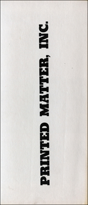 Printed Matter, Inc. / 1977 Flyer