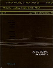 Other Rooms, Other Voices / Andere Räume, Andere Stimmen : Audio Works by Artists