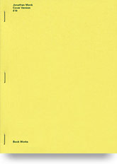 image from Announcing the Inaugural Specific Object 2004 Publication of the Year Award Given to Jonathan Monk and Book Works U.K. for the publication “Cover Version”